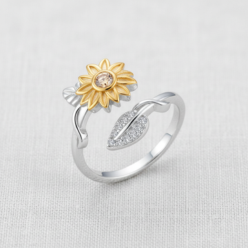 Sunflower Leaf Ring