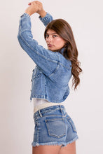 Cropped Trucker Denim Jacket (REG)