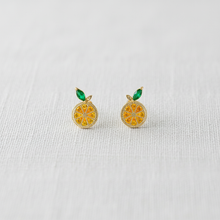 Fruit Zircon Stud Earrings