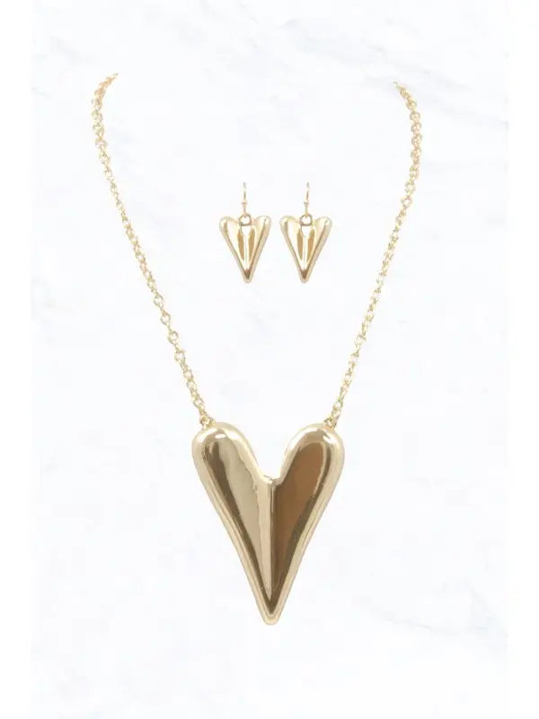 Bold Heart Necklace