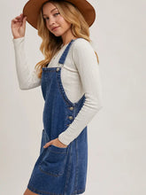 Denim Overall Mini Dress (REG)