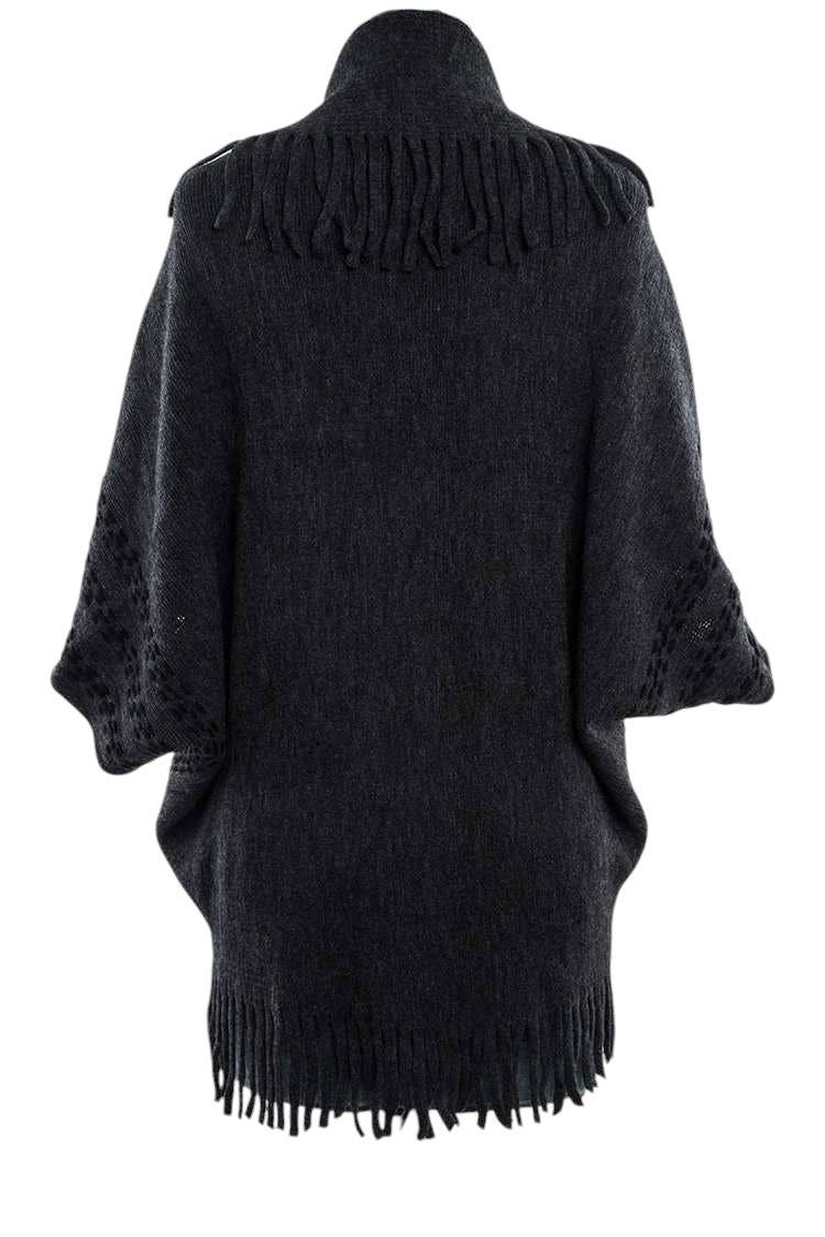 Half Sleeve Fringe Cardigan (REG)