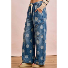 Washed Polka Dot Barrel Pants (REG)