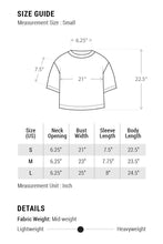 Three Sardines Boxy Crop Tee (REG)