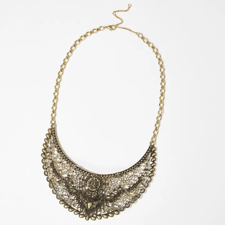 Filigree Statement Necklace