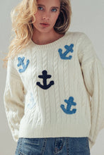 Nautical Anchor Cable Sweater (REG)