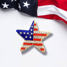 USA Star Brooch