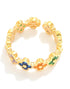 Colorful Clover Ring