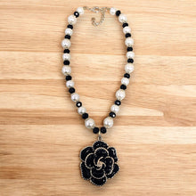 Vintage Flower Statement Necklace