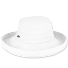 White Cotton Upbrim Hat