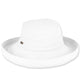 White Cotton Upbrim Hat