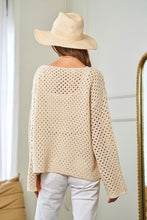 The Taupe Color Block Knit Sweater