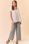 Flowing Jersey Top in Natural (REG)