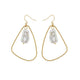 Wired Pearl Dangle Earrings