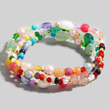 Assorted Pearl And Stone Bracelet Set
