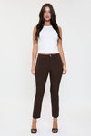 Hyperstretch Cropped Straight Pants in Coco (REG)