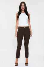 Hyperstretch Cropped Straight Pants in Coco (REG)