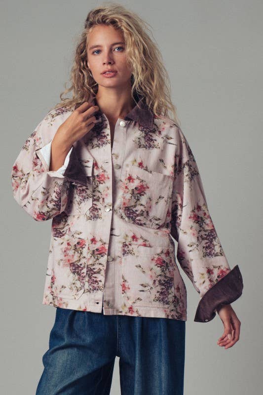 Floral Contrast Jacket (REG)