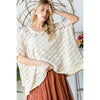 Distressed Layer Top in Cream (REG)