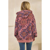 Mandala Printed Fleece Hoodie (REG)