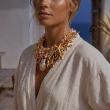 Gold Coral Necklace