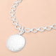 Hammered Disc Necklace