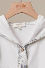 Floral Trim Hoodie Top (REG)