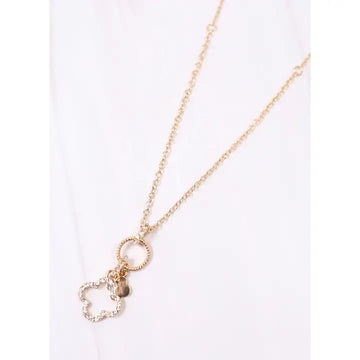 Emmy Charm Clover Necklace