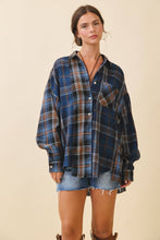 Kambrie Plaid Flannel Top (REG)