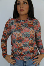 Vintage Poppy Mesh Top (REG)