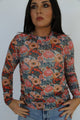 Vintage Poppy Mesh Top (REG)