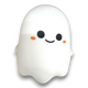 Jumbo Blushy Ghost Squishy Toy