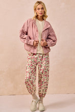 Pink Floral Corduroy Pants (REG)