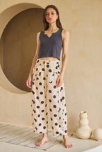 Polka Dot Bow Pocket Pants in Taupe (REG)