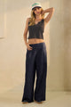 Tehno High Waist Sweatpants in Navy (REG)