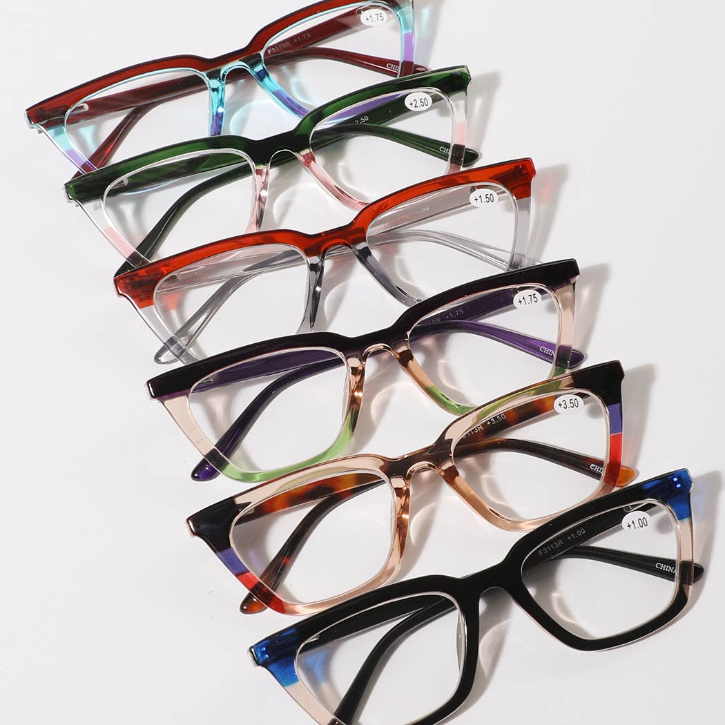 Mix Color Cat Eye Reading Glasses