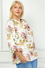 Pure Elegance Floral Top (PLUS)