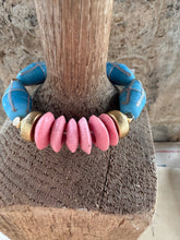 Coral & Turquoise Stack Bracelet