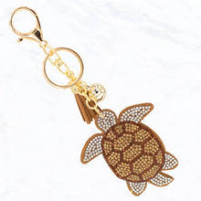 Brown Turtle Keychain