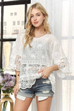 Delicate Belle Lace Top in White (REG)