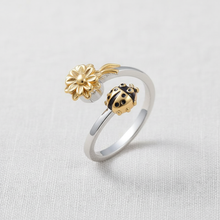 Sunflower Ladybug Ring