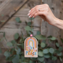 Love Joy Peace Rainbow Air Freshener