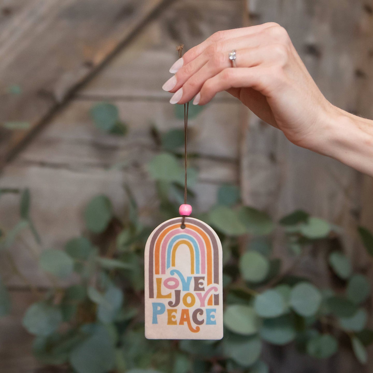Love Joy Peace Rainbow Air Freshener