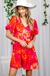Summer Heat Floral Mini Dress (REG)