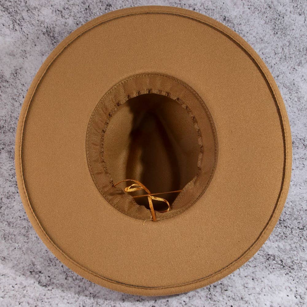 Intricate Braid Fedora Hat
