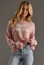 Pink Wine Weekend Sweater (REG)