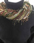 Beaded Earth Tone Artisan Scarf
