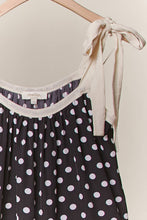 Layered Polka Dot Tunic Top (REG)