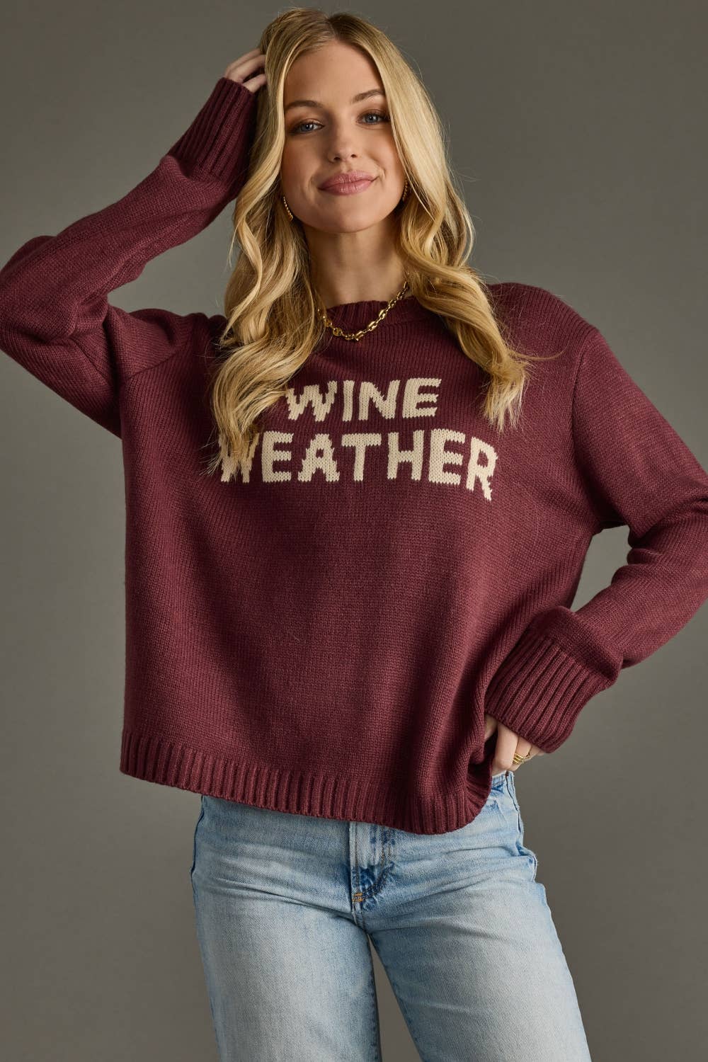 Wine Weather Sweater (REG)