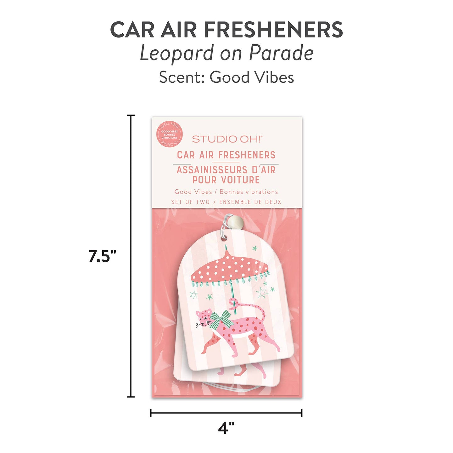 Leopard on Parade Air Freshener